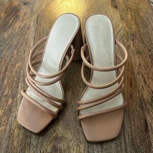 Nude Nine West Heels